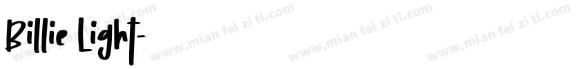 Billie Light字体转换